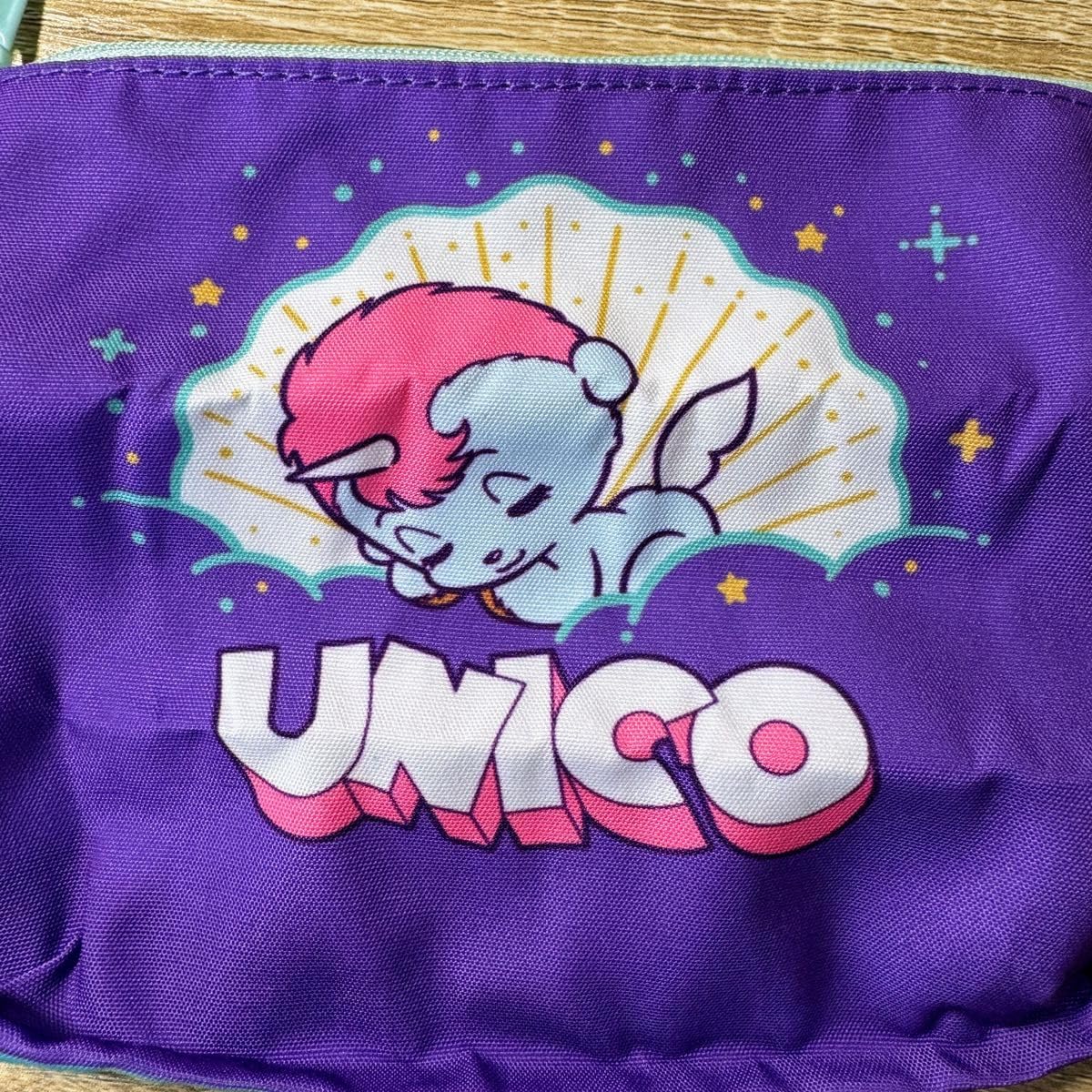 ユニコ　手塚治虫　iromonomarket ポーチ ユニコ 手塚治虫 iromonomarket ポーチ がま口ポーチ ユニコ ブルー