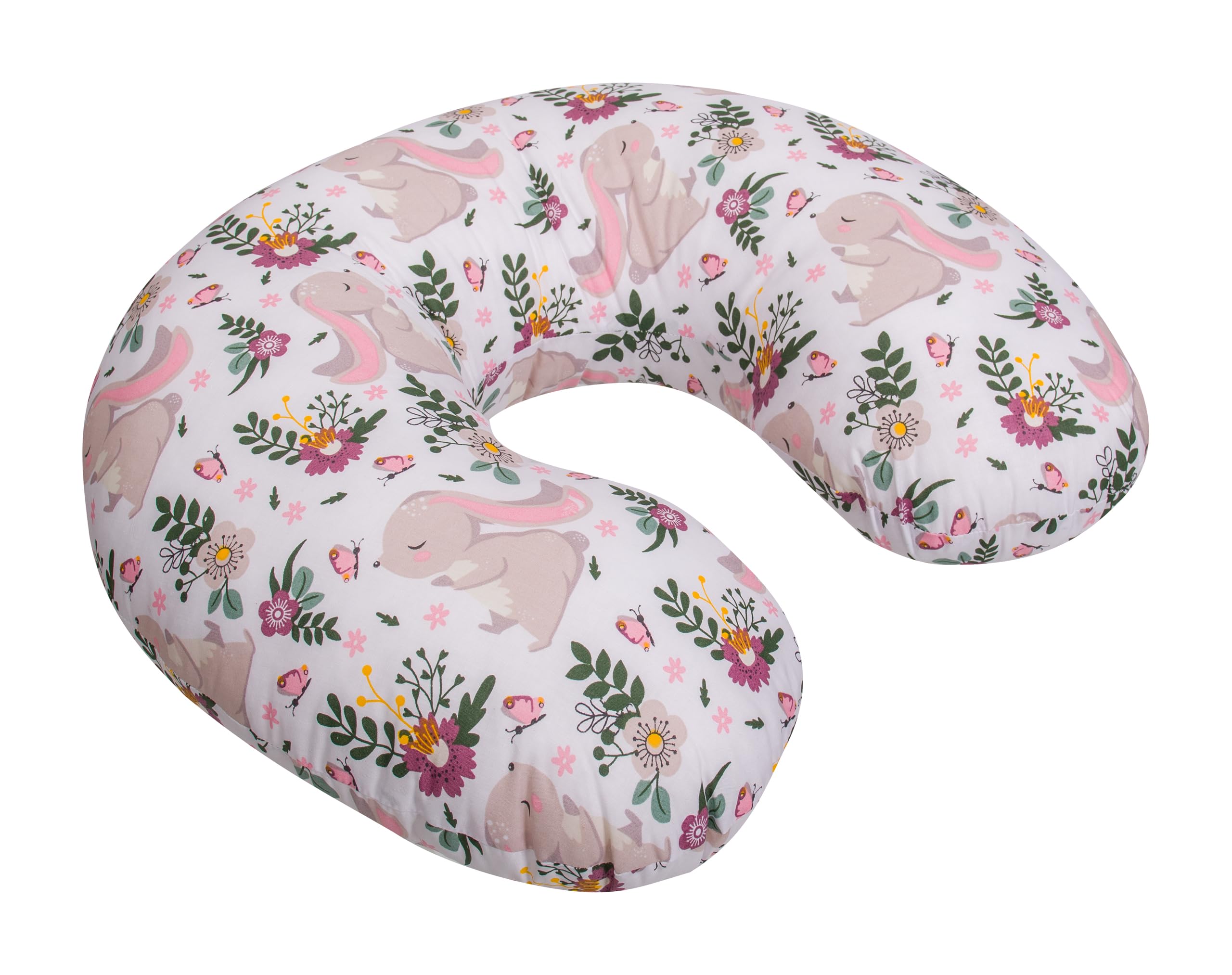 For Little Ones BREAST FEEDING MATERNITY NURSING PILLOW BABY SUPPORT AMAZING DESIGNS (pink bunnies)