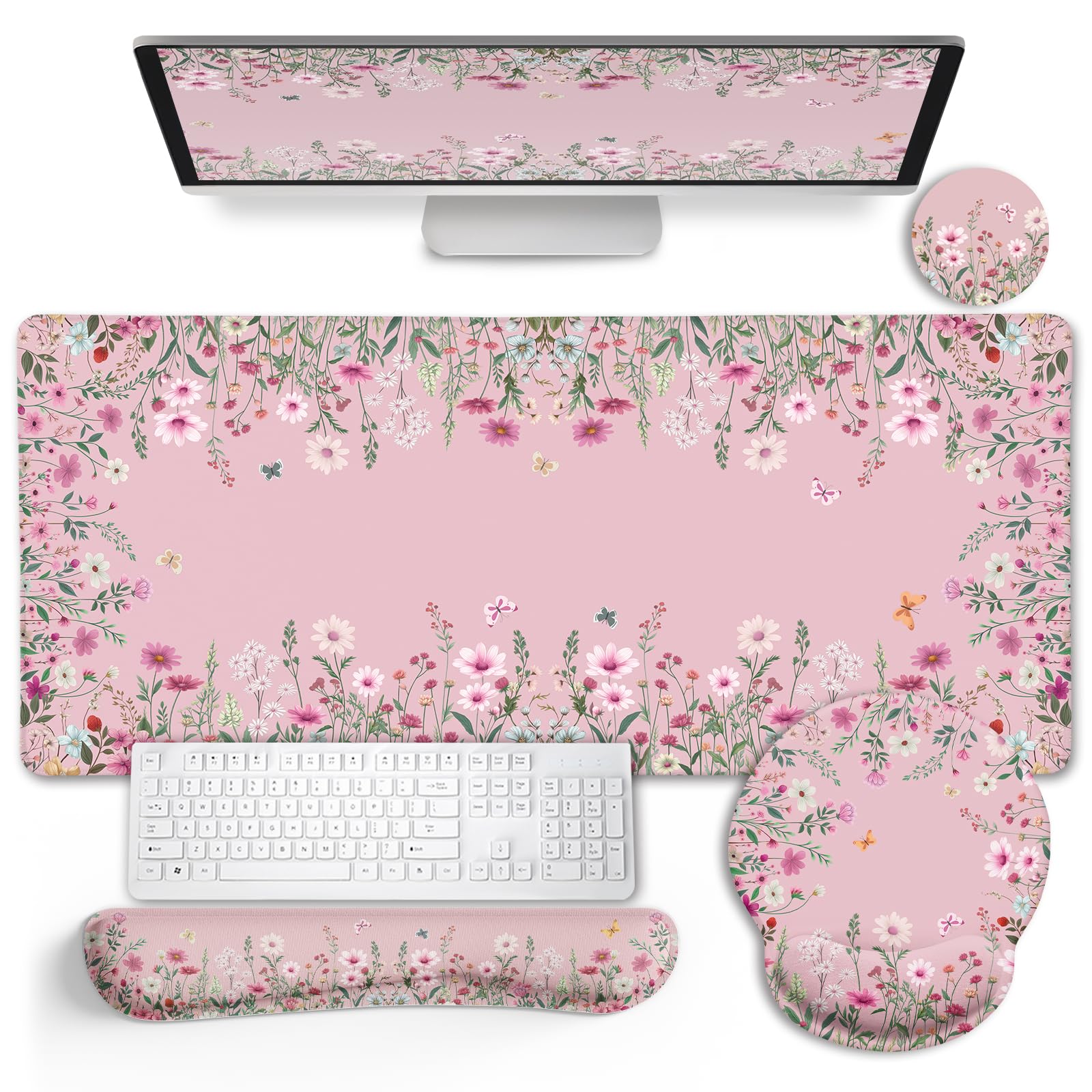 LIMKRIAN Desk Mat Set - Wrist Rest & Mouse Pad -9 LIMKRIAN Desk Mat Set - Wrist Rest & Mouse Pad -9