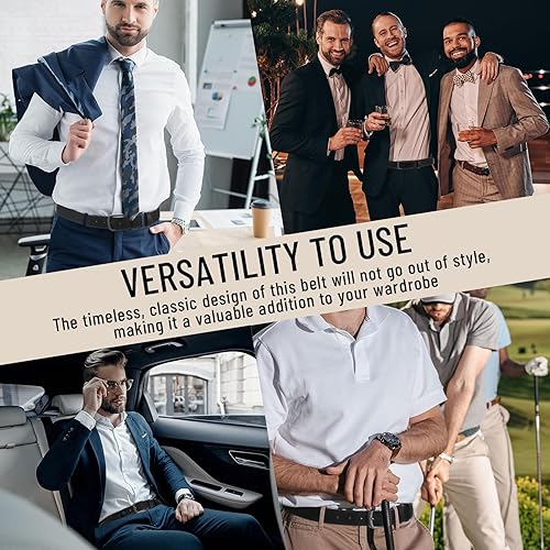 Miniatura 6 de Cinturón para hombre de regalo para marido, cinturones personalizados para hombres, regalo de cuero grabado para él, cumpleaños, aniversario, boda