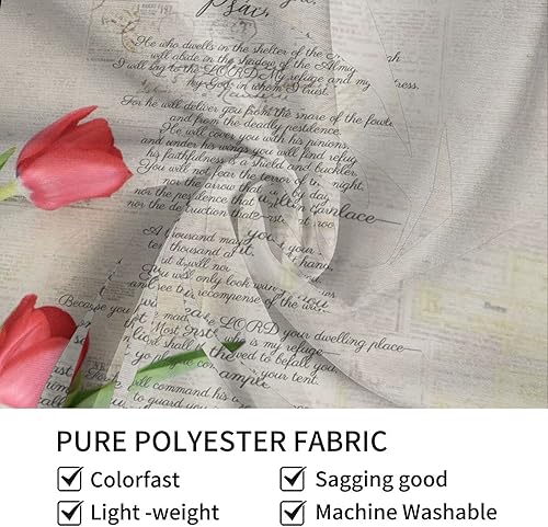 Miniatura 6 de Ali Yee Salmo 91 con versículo bíblico con texto en inglés "He Will Cover You With His Feathers", arte de pared cristiano, tapices decorativos para