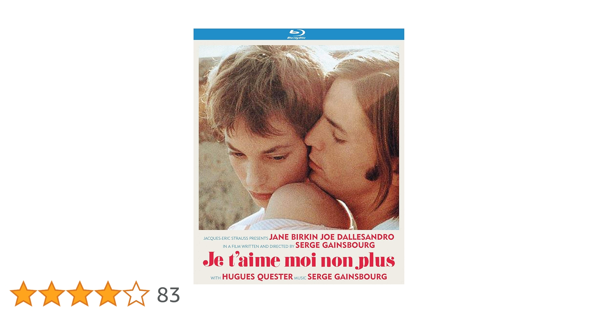 Je T'Aime Moi Non Plus [Blu-Ray] : Amazon.fr: Autres