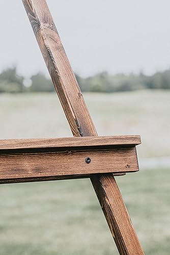 Miniatura 3 de Wooden Easel - Wedding Sign Stand - Floor Easel For Welcome Sign - Large Art Display - Event Signage Holder (68" tall)