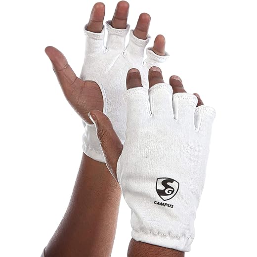 SG Cricket Campus Cotton Inner Gloves, Adult (Assorted), Standard