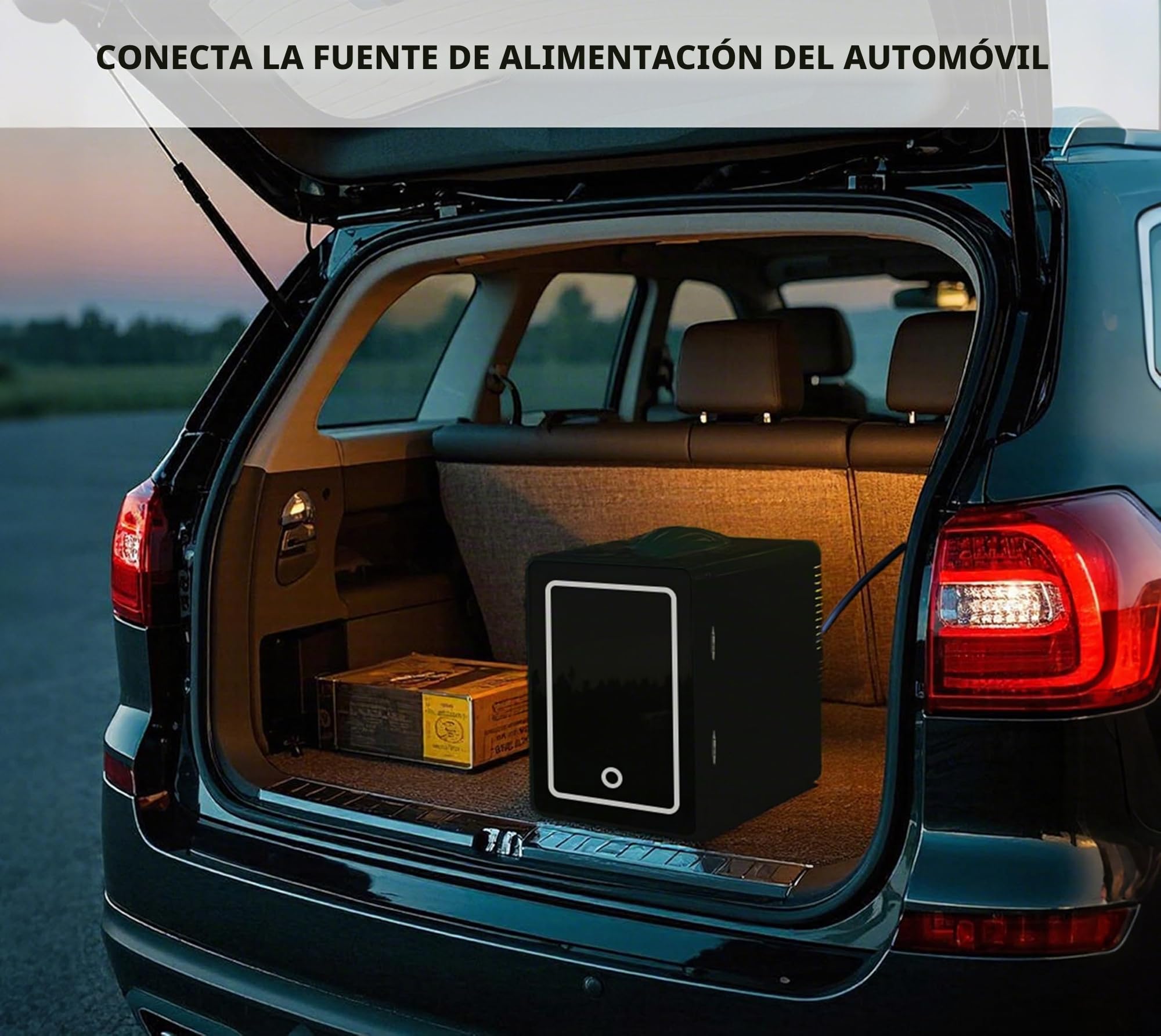 iTOMA Mini Frigorífico Personal, Capacidad 6 L, Puede Refrigerar Productos de Cuidado de la Piel, Snacks, Bebidas, Portátil y Compacto, Negro K6200BK