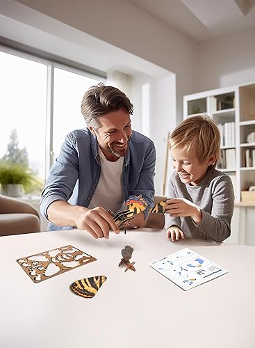 Miniatura 5 de Juguetes preescolares, kits de ciencia ecológica y proyectos STEM, rompecabezas de papel 3D para niños mayores de 7 años, ideal para suministros de