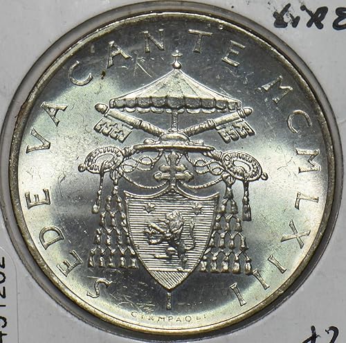 Collectible Coin Vatican 1963 500 Lira Dove animal 491202