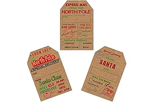 From Santa Claus Xmas Gift Tags Stickers