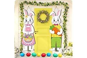 Eggsquisite Easter Bunny Door Hangers: Enhancing Front Yard Festivities