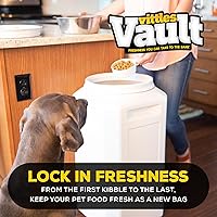 Vista 3 de Gamma2 Vittles Vault Contenedores de almacenamiento de alimentos para mascotas, contenedor sellado de almacenamiento de alimentos para perros