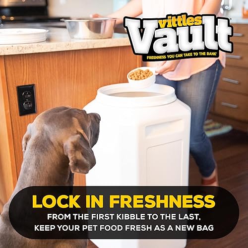 Miniatura 3 de Gamma2 Vittles Vault Contenedores de almacenamiento de alimentos para mascotas, contenedor sellado de almacenamiento de alimentos para perros