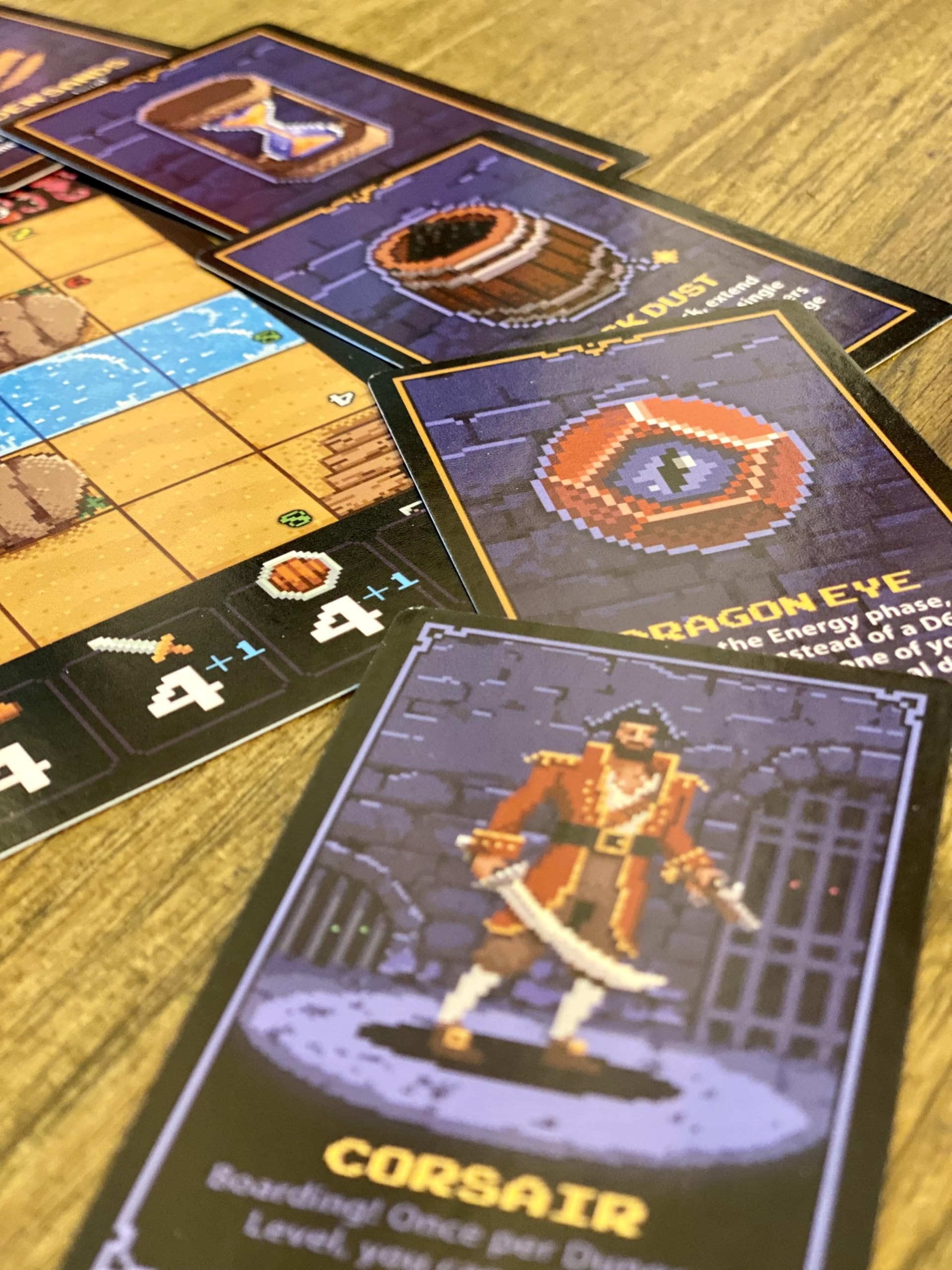 ONE CARD DUNGEON Adventure Pack: HARBOUR CLASH Expansion Board