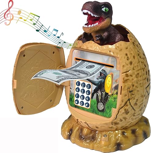 Alcancía para niños y niñas, caja de ahorro de dinero para niños de 8 a 12 años, caja de ahorro de dinero electrónico con contraseña, mini caja