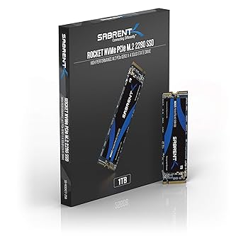 SABRENT M.2 NVMe SSD 1 TB wewnętrzny półprzewodnikowy odczyt