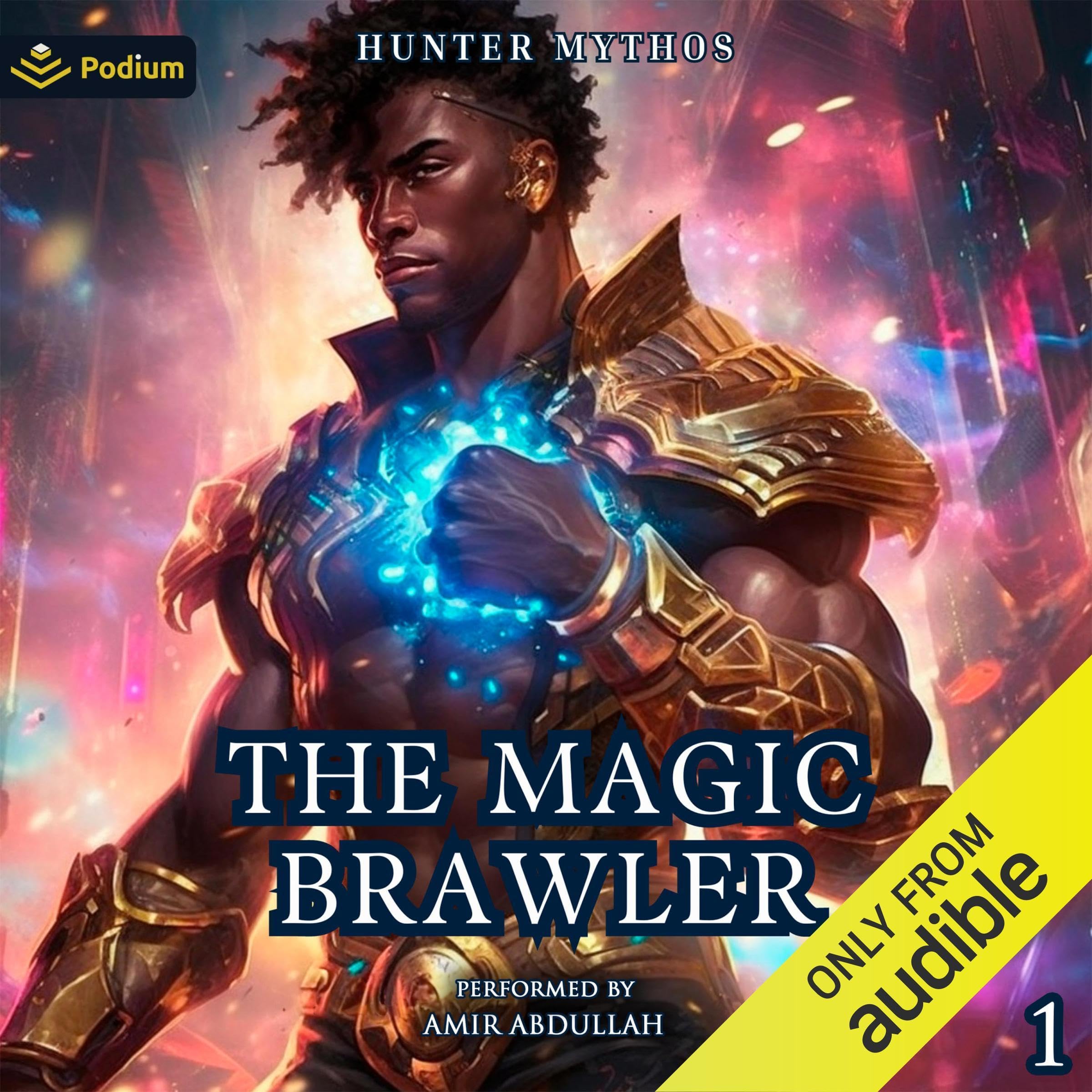Cover art for The Magic Brawler: A LitRPG Adventure