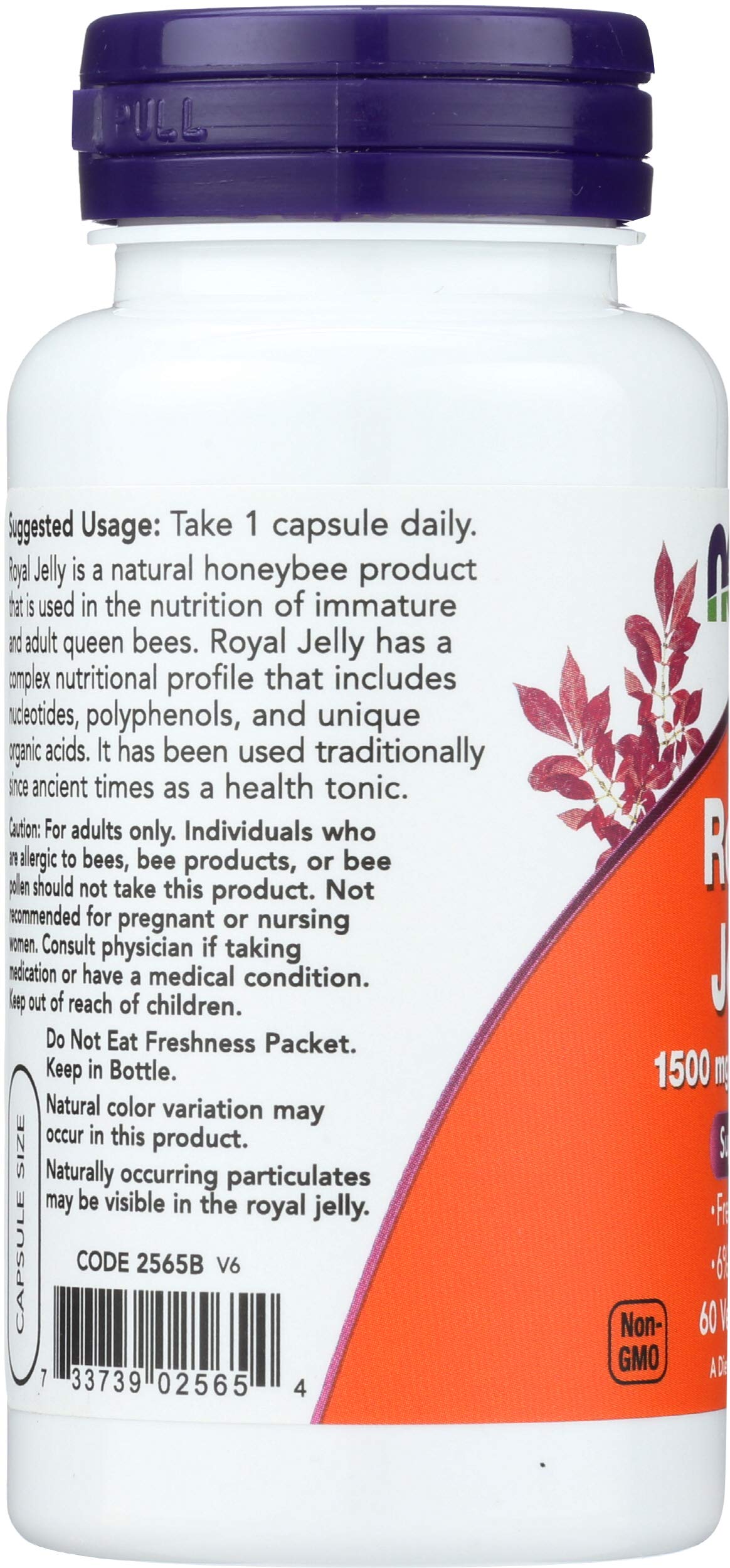 Royal Jelly 1500mg 60 Capsules Pack of 2