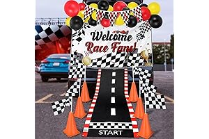 40 Pcs Racing Car Trunk or Treat Car Decorations Kit