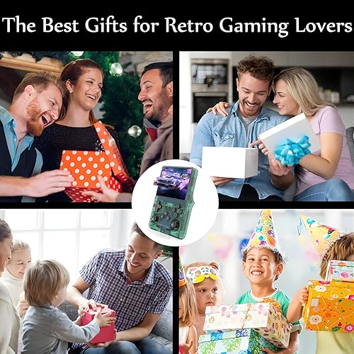 Miniatura 6 de R40s Pro - Consola de juegos portátil, consola de juegos retro con pantalla IPS de 3.5 pulgadas, memoria de 256 GB incorporada 30,000 videojuegos