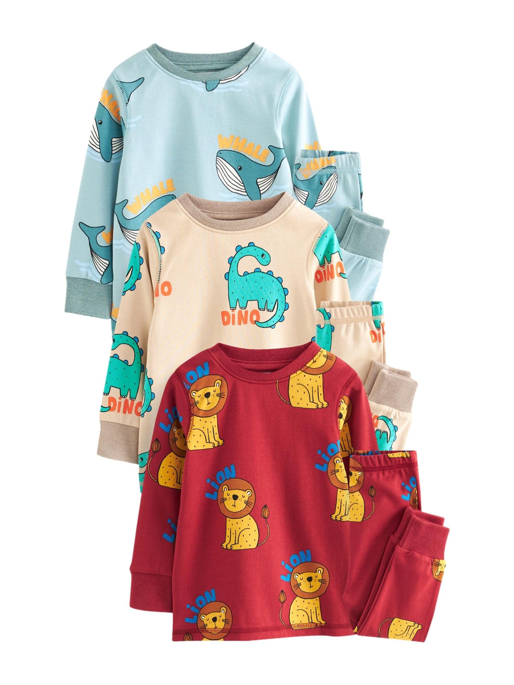 NEXT Garçon Pyjama Confortable, Lot de 3