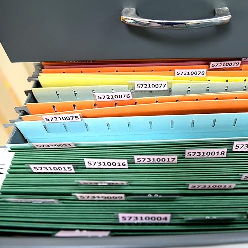 Miniatura 7 de Jovitec Pestañas para carpetas de archivos, 120 pestañas de plástico para colgar y 120 insertos de regreso a clases para el regreso a clases,