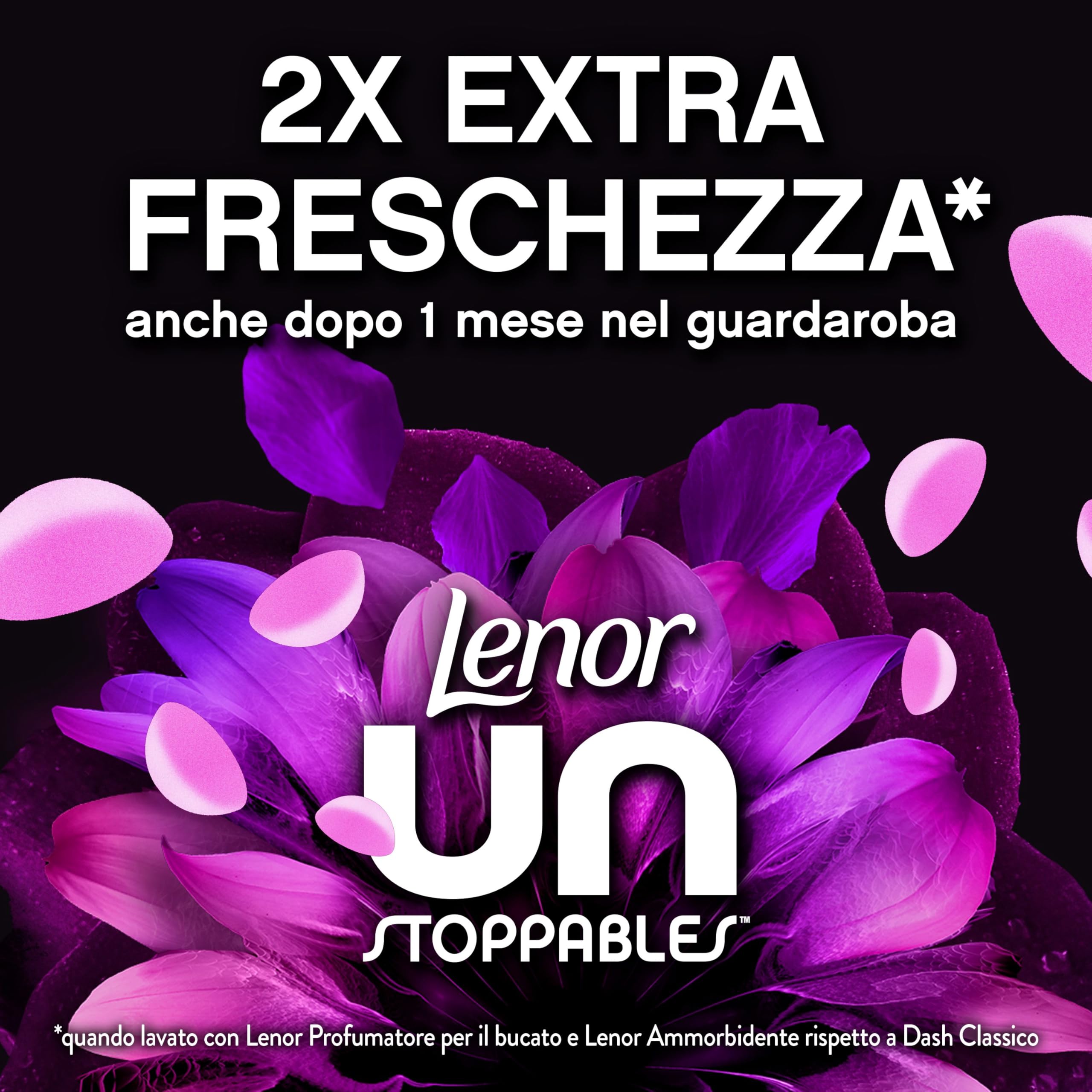 Lenor Profumatore Bucato Perle Profumate Lavatrice, Unstoppables Freschezza Floreale, Maxi Formato 6 x 195g, Intensificatore Di Profumo