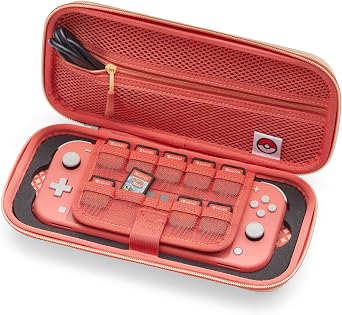 PowerA Protection Case for Nintendo Switch, Switch Lite & OLED Model, Hard Shell Protective Pouch with Carry Handle and 9 Game Cards Storage, Official: Mario Pop