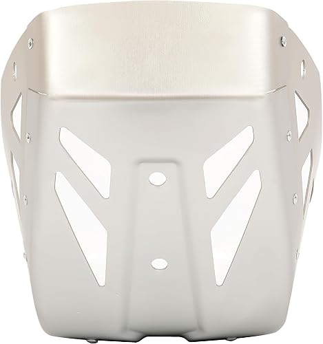 Miniatura 4 de KUAFU Placa deslizante compatible con Suzuki DL 650 V-Strom 2011-2022 Reemplazo para protector de motor RP3101 Aluminio Oxidación Plata