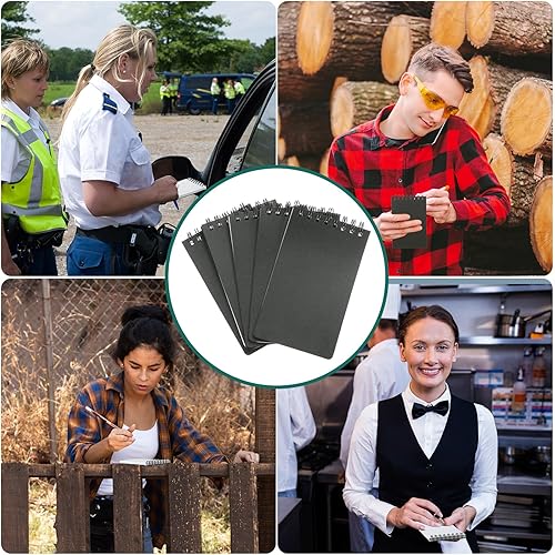 Miniatura 7 de 12 cuadernos impermeables de 3 x 5 pulgadas, resistentes a la intemperie, bloc de notas en espiral, bloc de notas táctico, para todo tipo de clima,