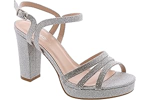 Womens Ankle Strap Open Toe Platform Sandal