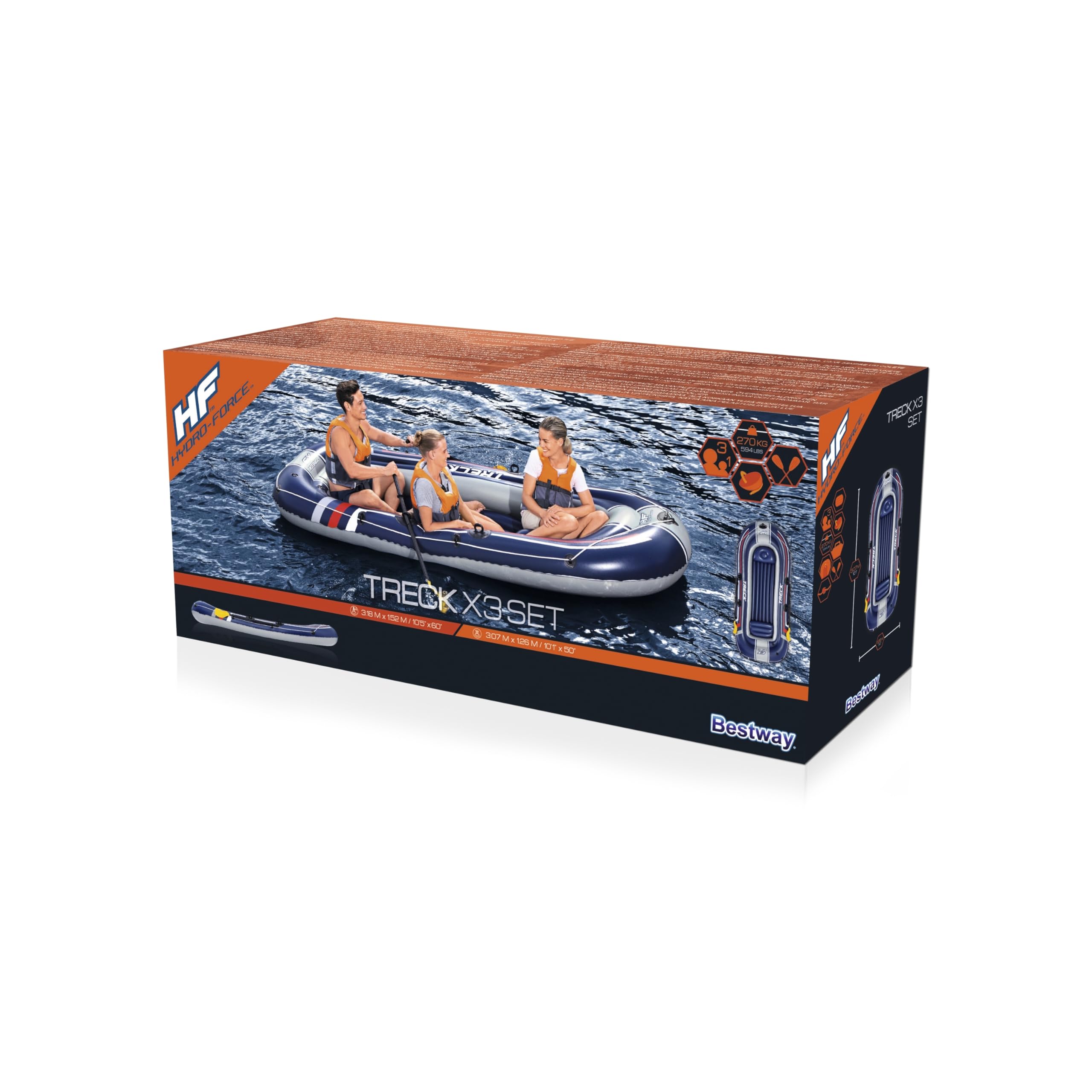 Bestway Barco Inflable Hydro-Force Treck