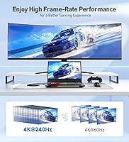 Vista 4 de Cable Matters Cable HDMI ultra HD 8K trenzado prémium de 48 Gbps de 6.6 pies / 6.6 ft con 8K @60Hz, 4K @240Hz y soporte HDR para PS5, Xbox Series