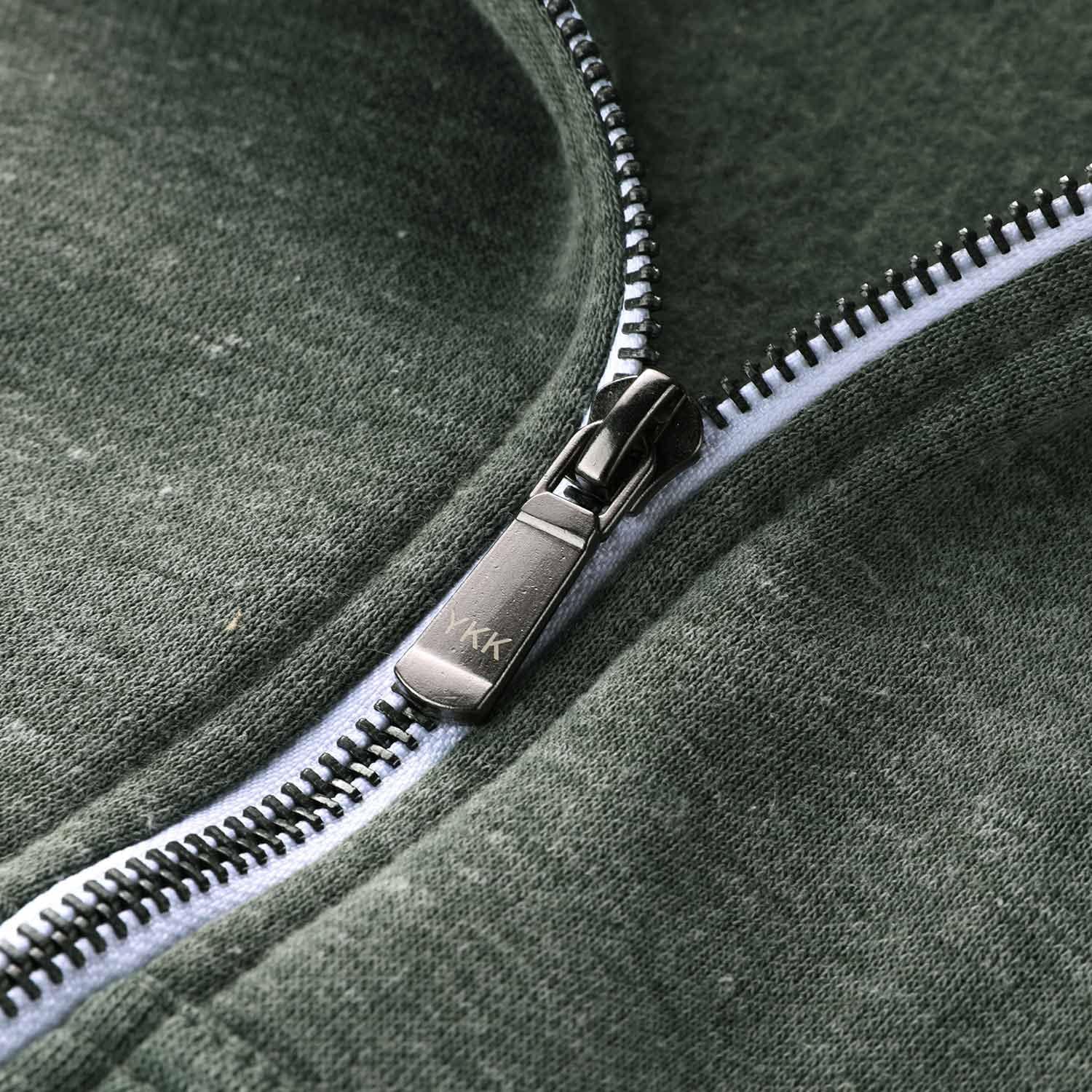 Men's Zip Up Color Block Hoodie Fleece Gym Workout zippered Sweatshirt Fashion Long Sleeve Hooded WIth Pocket - Image 5