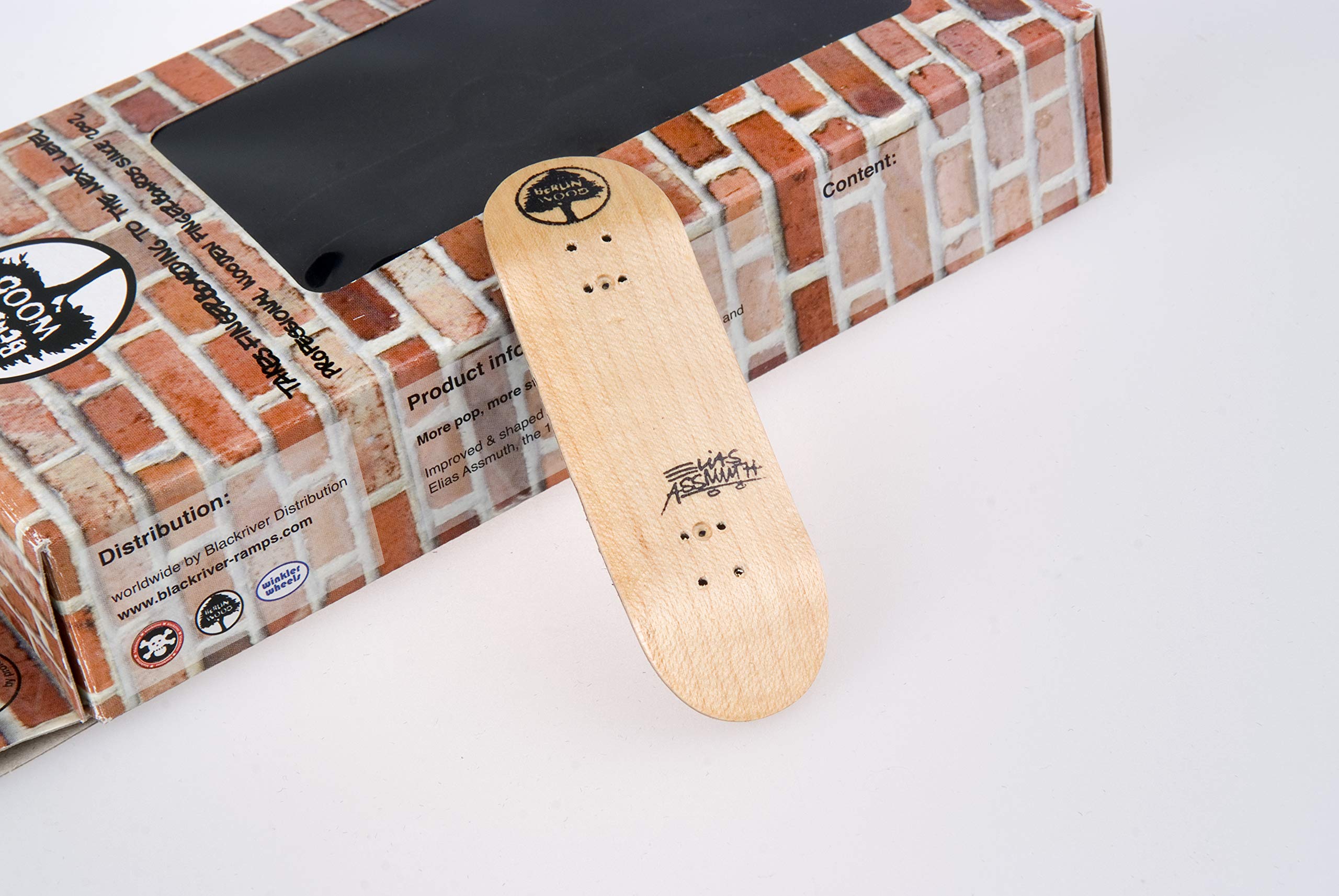 Sports BerlinWood Fingerboard Deck Elias Assmuth Skateboarding
