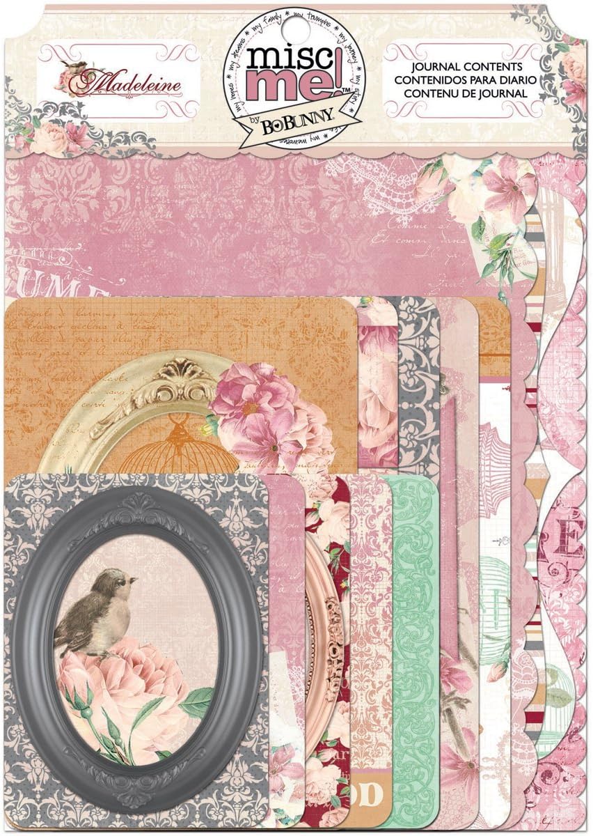 Bo Bunny Misc Me Journal Contents Madeleine