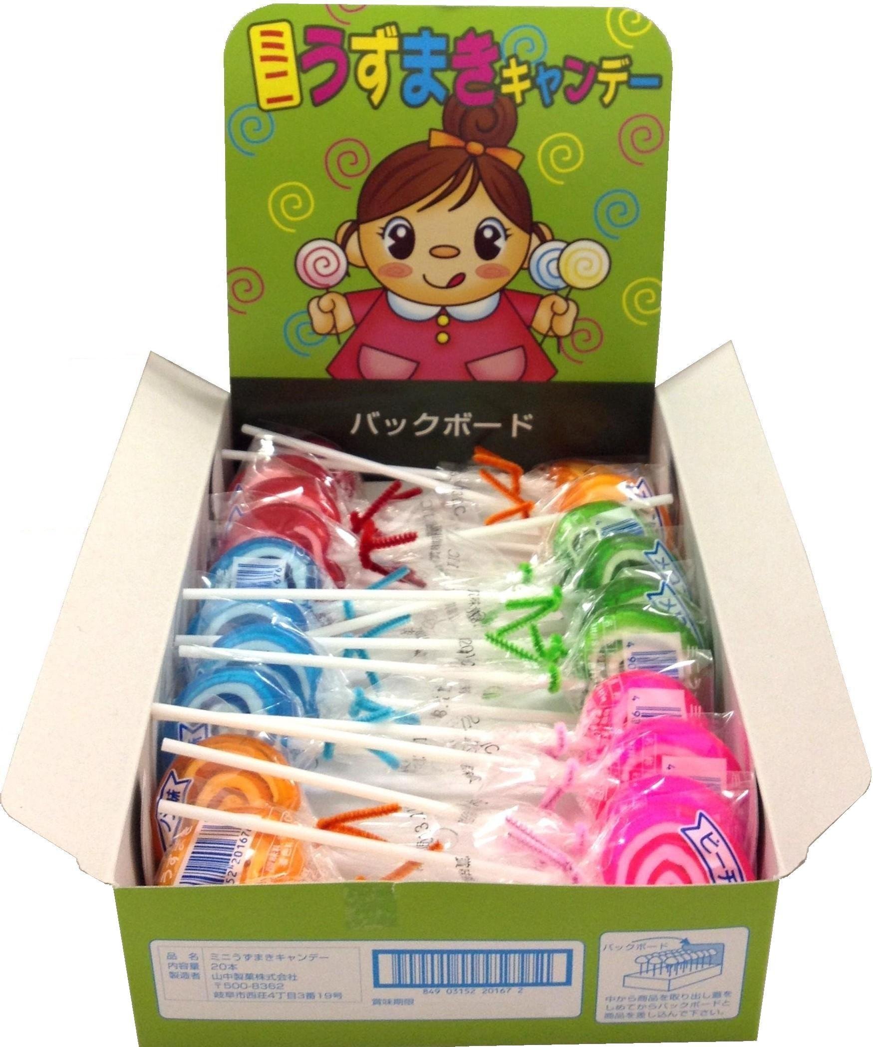 Amazon.co.jp: 山中製菓 ミニうずまき 1本×20本 1個 (x 20) : 食品