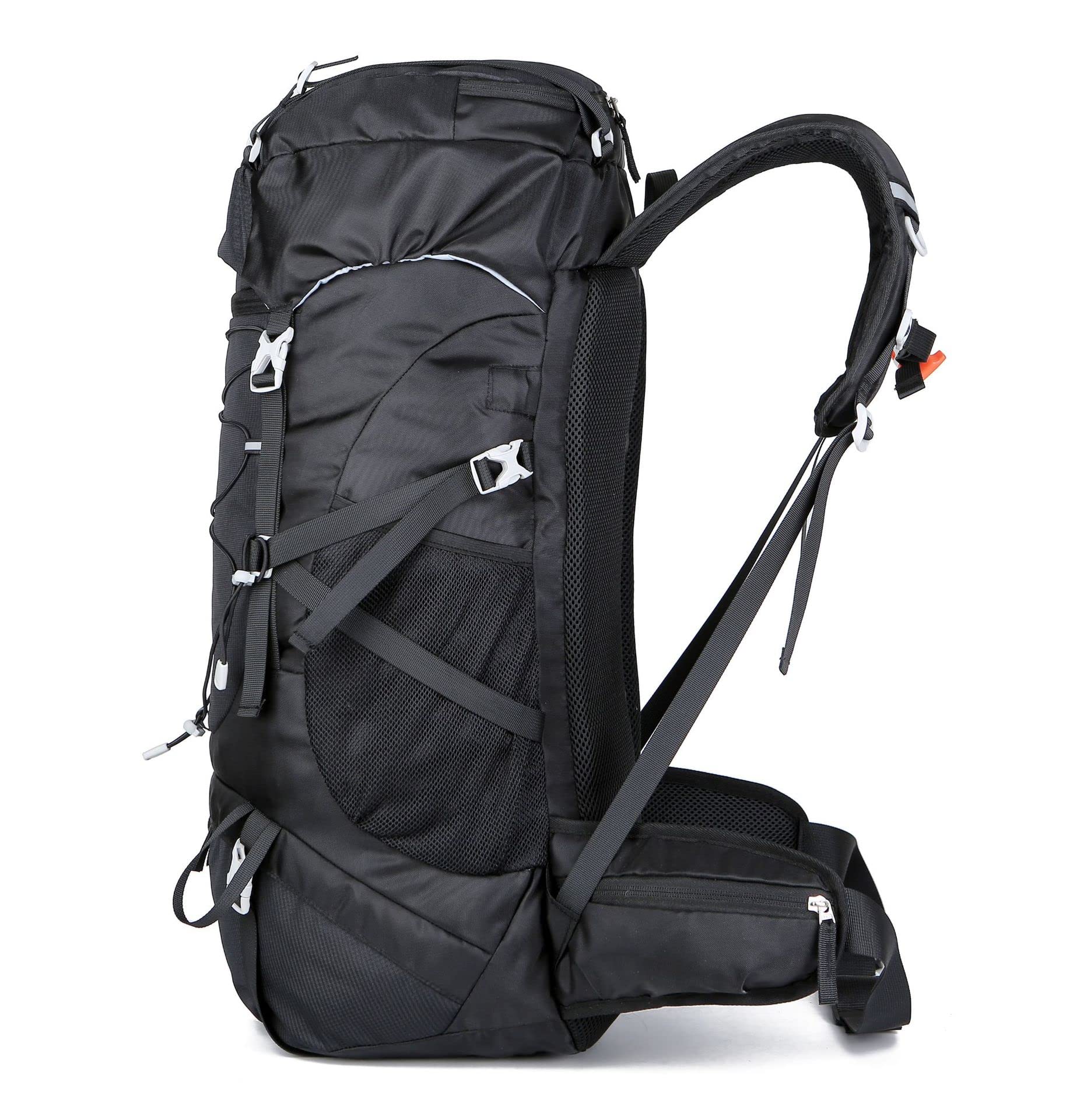 Nylonowa rama wewnętrzna 50 l, plecak turystyczny, na zewnątrz, lekki nylon trekkingowy, wspinaczka górska, dla mężczyzn i kobiet, duża pojemność, podróż, wędrówki, wspinaczka górska, plecak