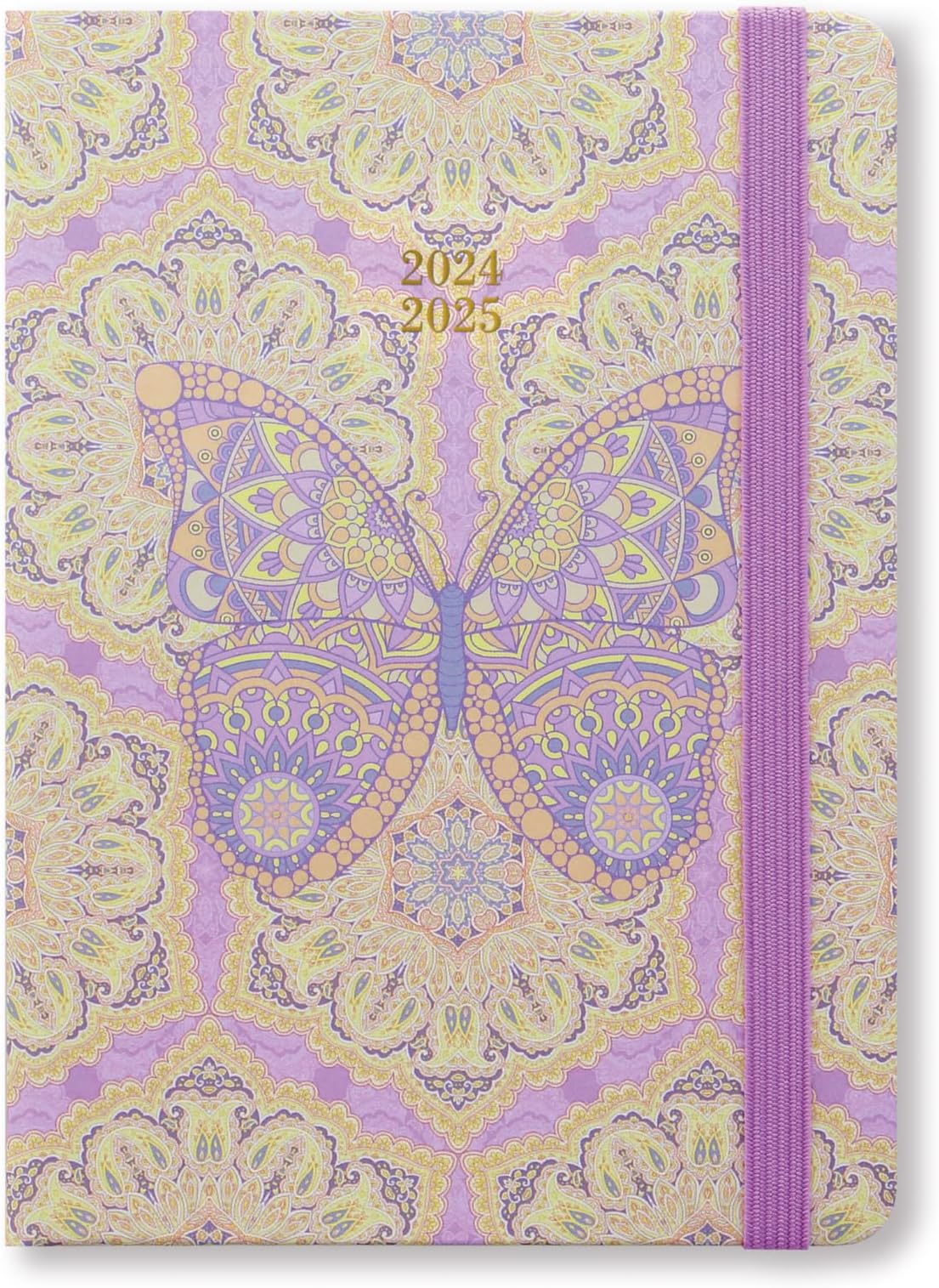 Letts of LondonLetts of London Paisley A6 academic 2024/2025 week to view diary - butterfly