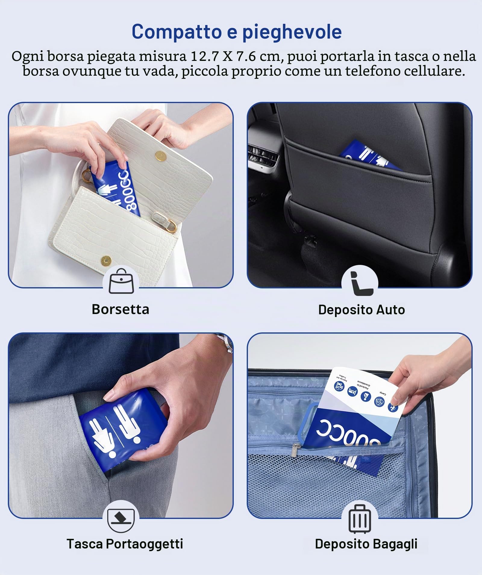 Orinatoio portatile per uomini, sacchetti usa e getta per urina con manico, sacchetti per pipì di emergenza, orinatoi da viaggio per uomini, donne, incinte, pazienti, bambini, viaggi, auto,