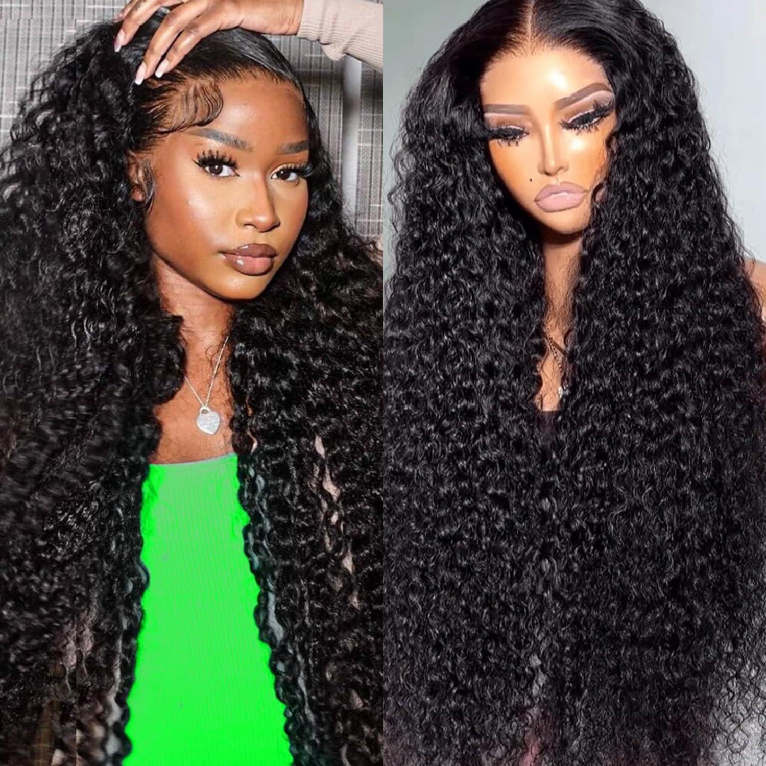 Photo 1 of LESLY 30 Inch 13x6 Deep Wave Lace Front Wig