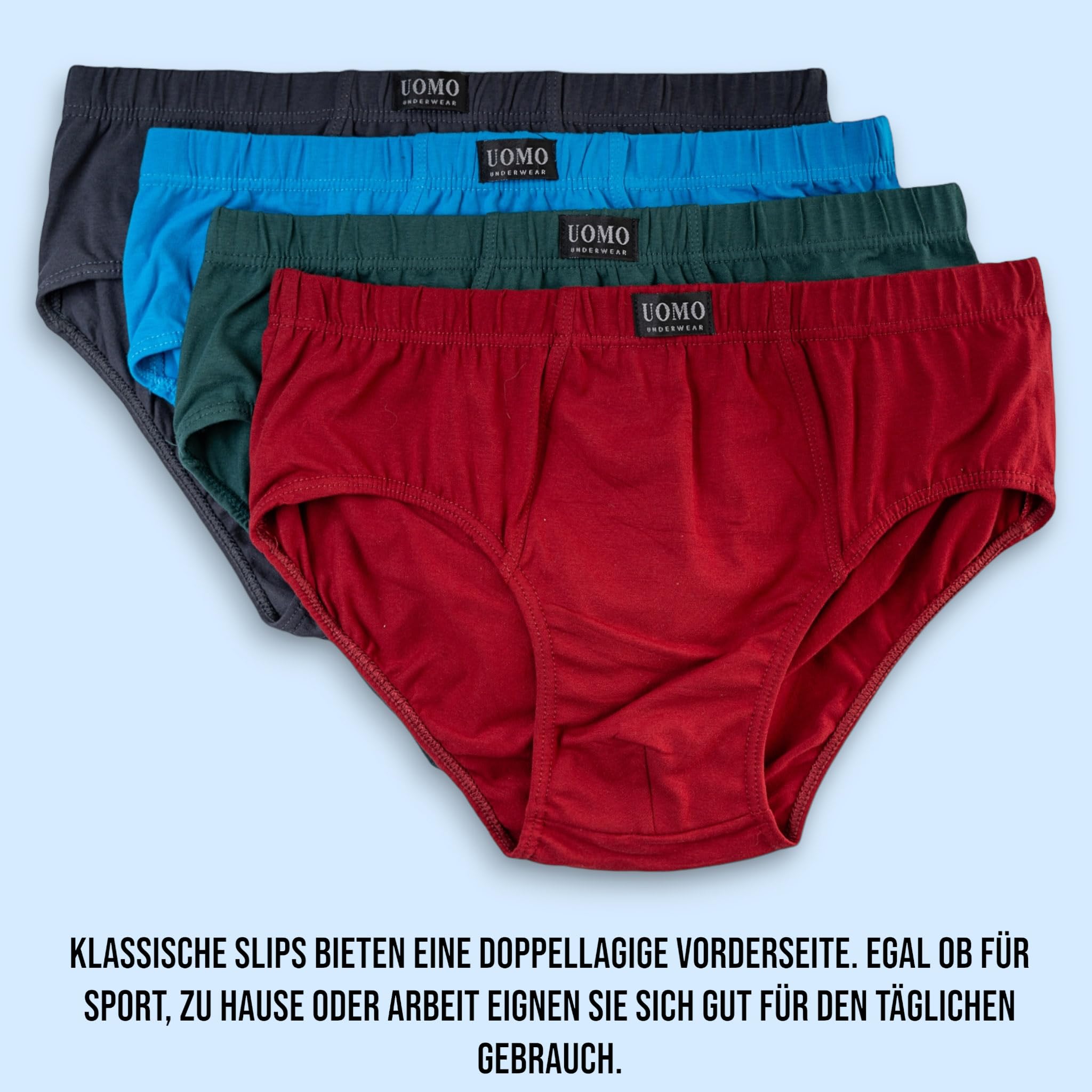 Calzoncillos para hombre, paquete de 10 unidades, de algodón, M-10XL, ropa interior cómoda, sin notas que rayan