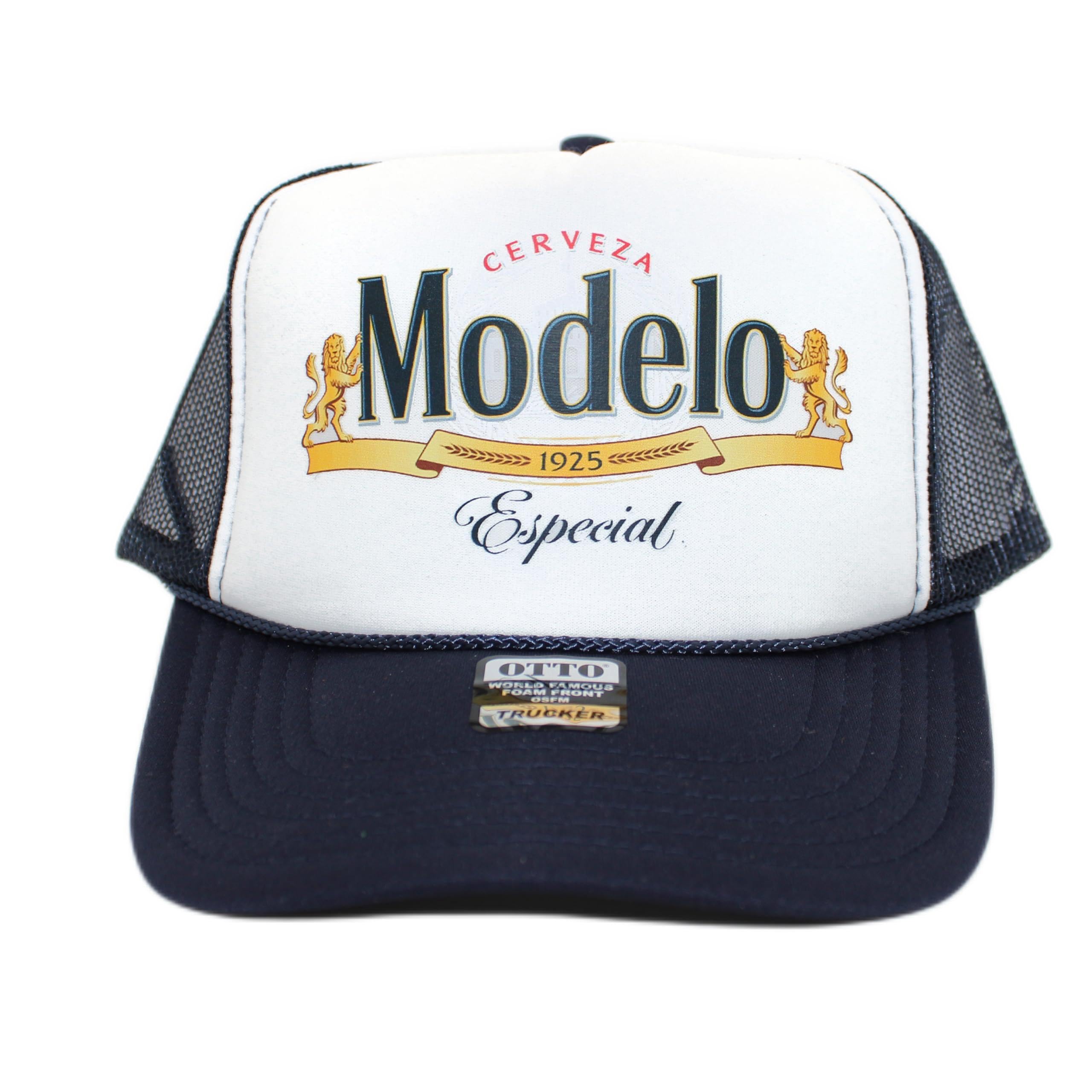 Timeless Apparel CoModelo Original Trucker Hat - Trendy Vintage Beer Graphic Snapback Cap for Men and Women