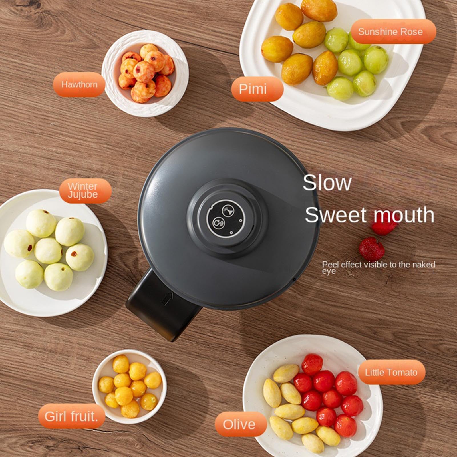 Éplucheur de Fruits Automatique 50W Appareil Électrique Rechargeable De