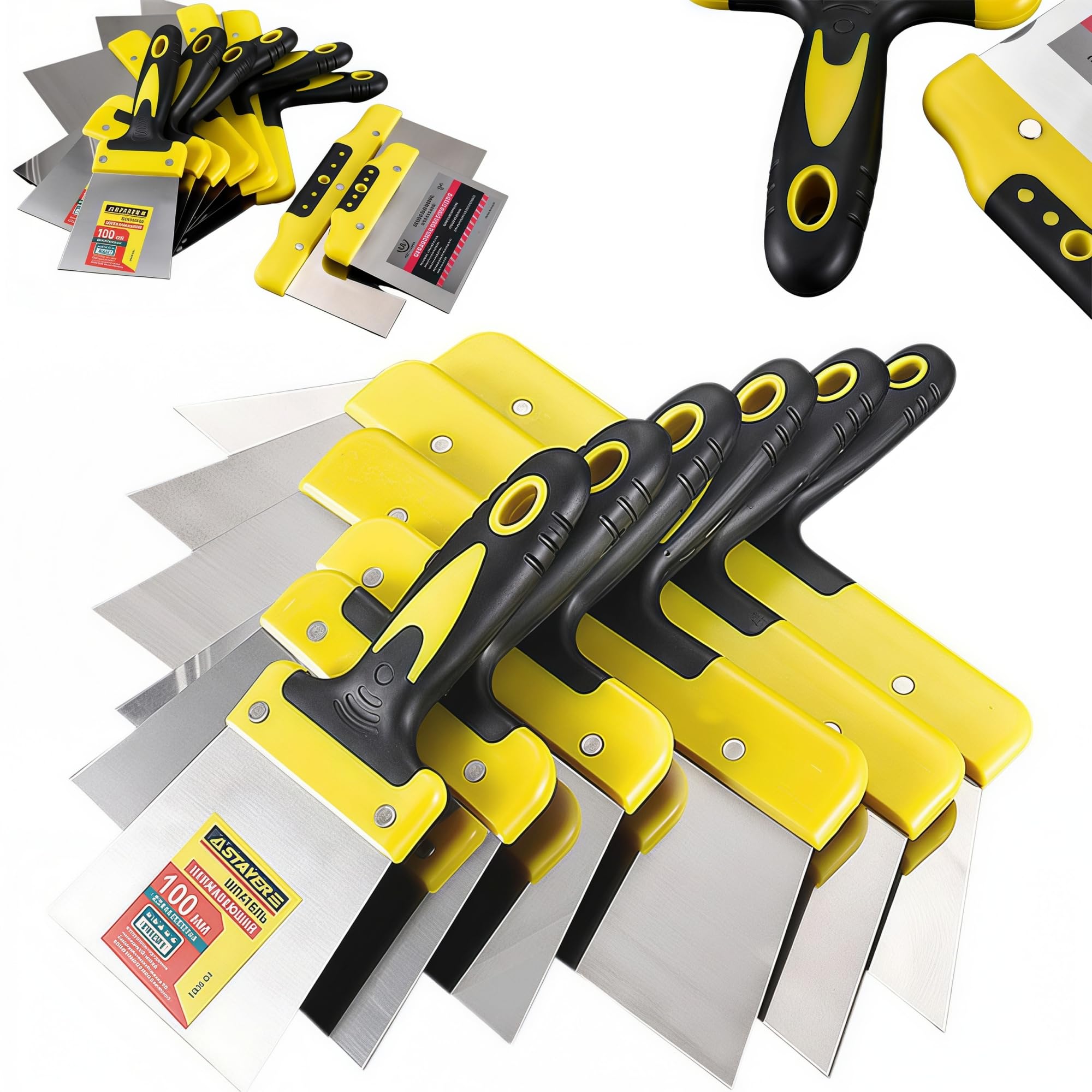 パテスクレーパー スクレーパー ヘラ 23点 まとめ まとめ売り ゴムヘラ ハケ 内装 塗装 工具 DIY 壁補修 現場 A0414 スクレーパー パテ ヘラ スパチュラ 工具 DIY 塗装 除去ツール 壁紙