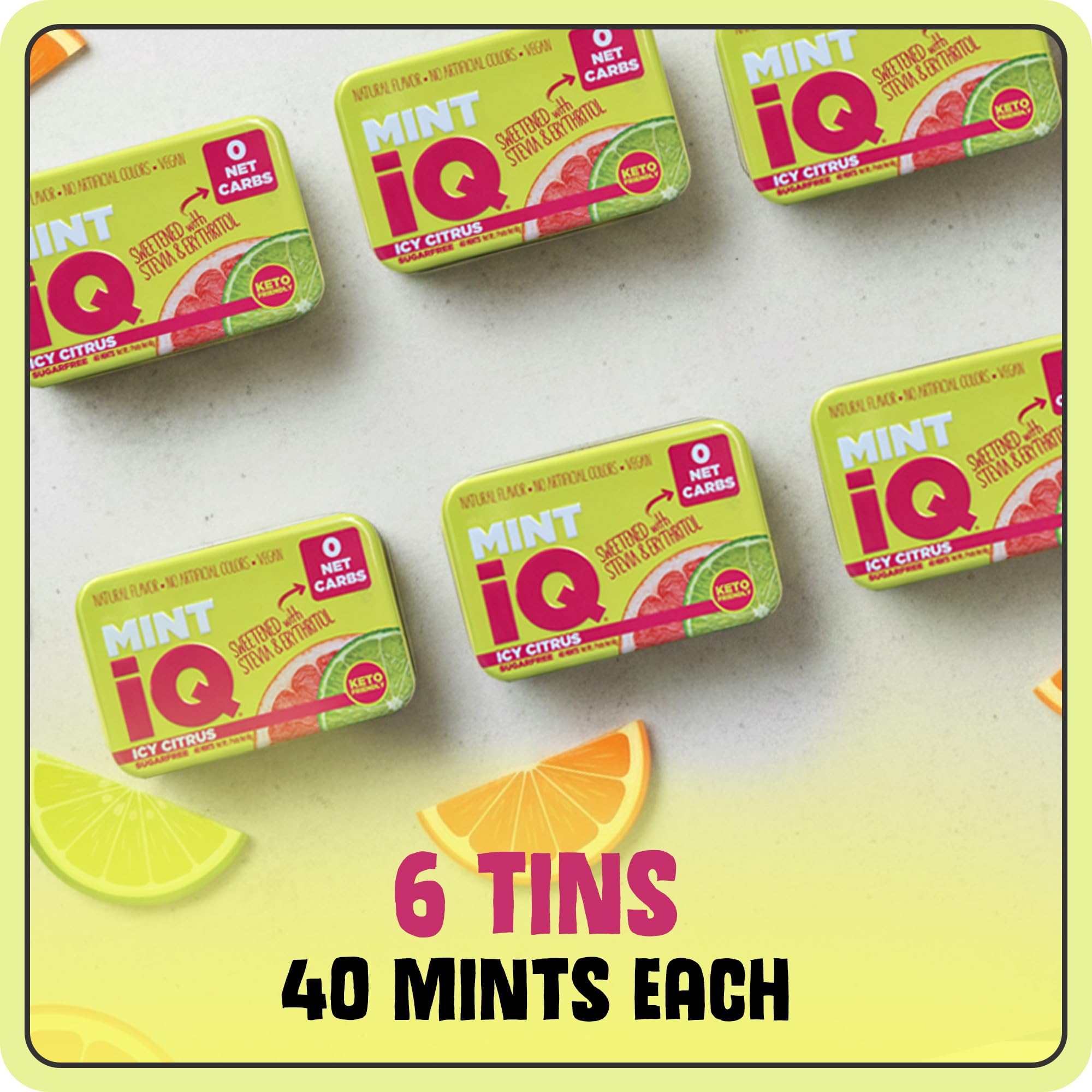 Amazon.com : Big Sky MINT iQ Icy Citrus Mint Candy 40 grams Pack