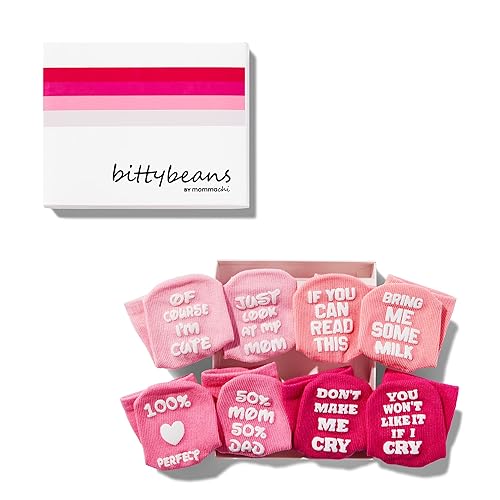 Set de regalo de calcetines para bebé, regalos neutros para baby shower y artículos esenciales para recién nacidos, calcetines para bebés por
