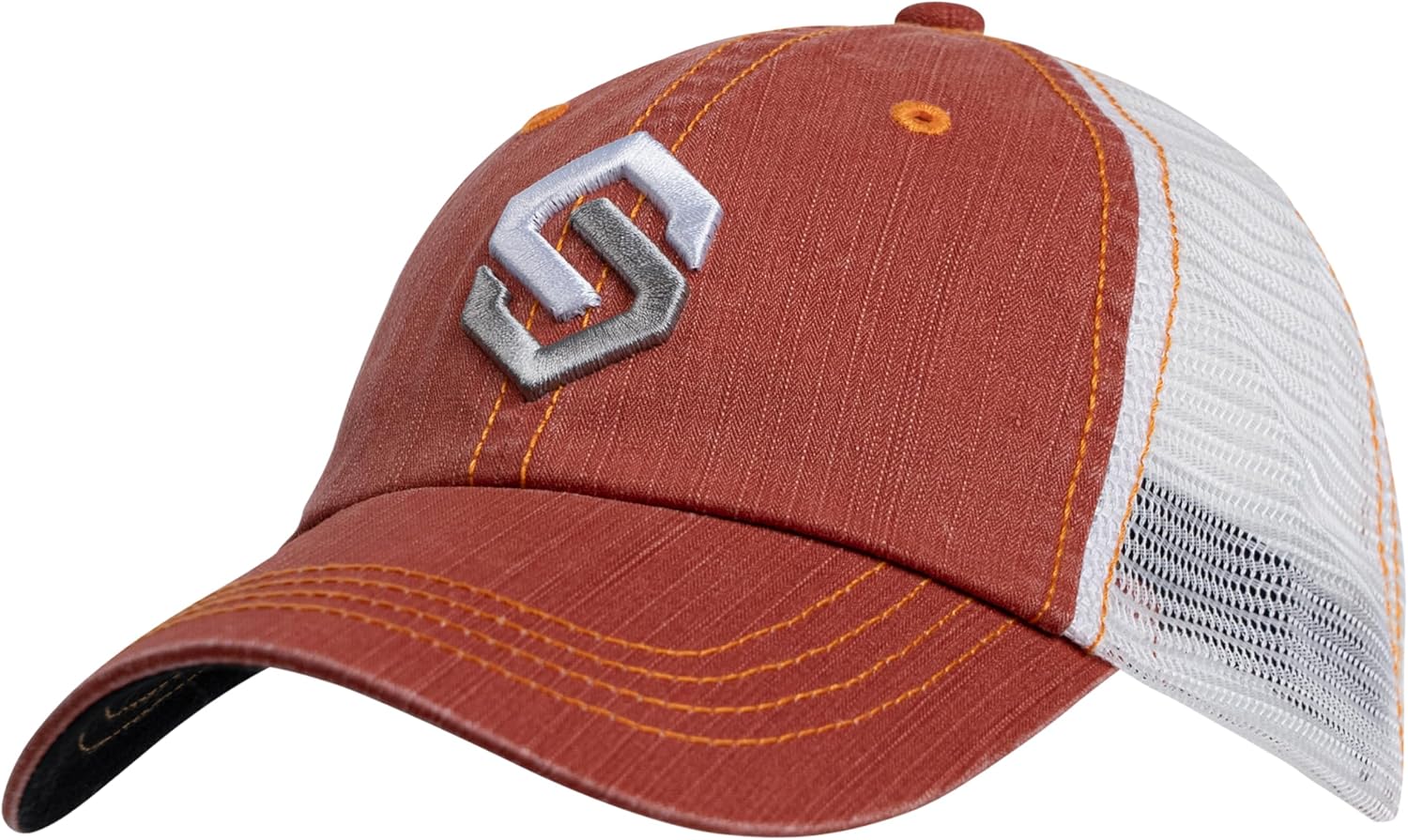 ScentLok Distressed Logo Hat, Adjustable Hat, Orange