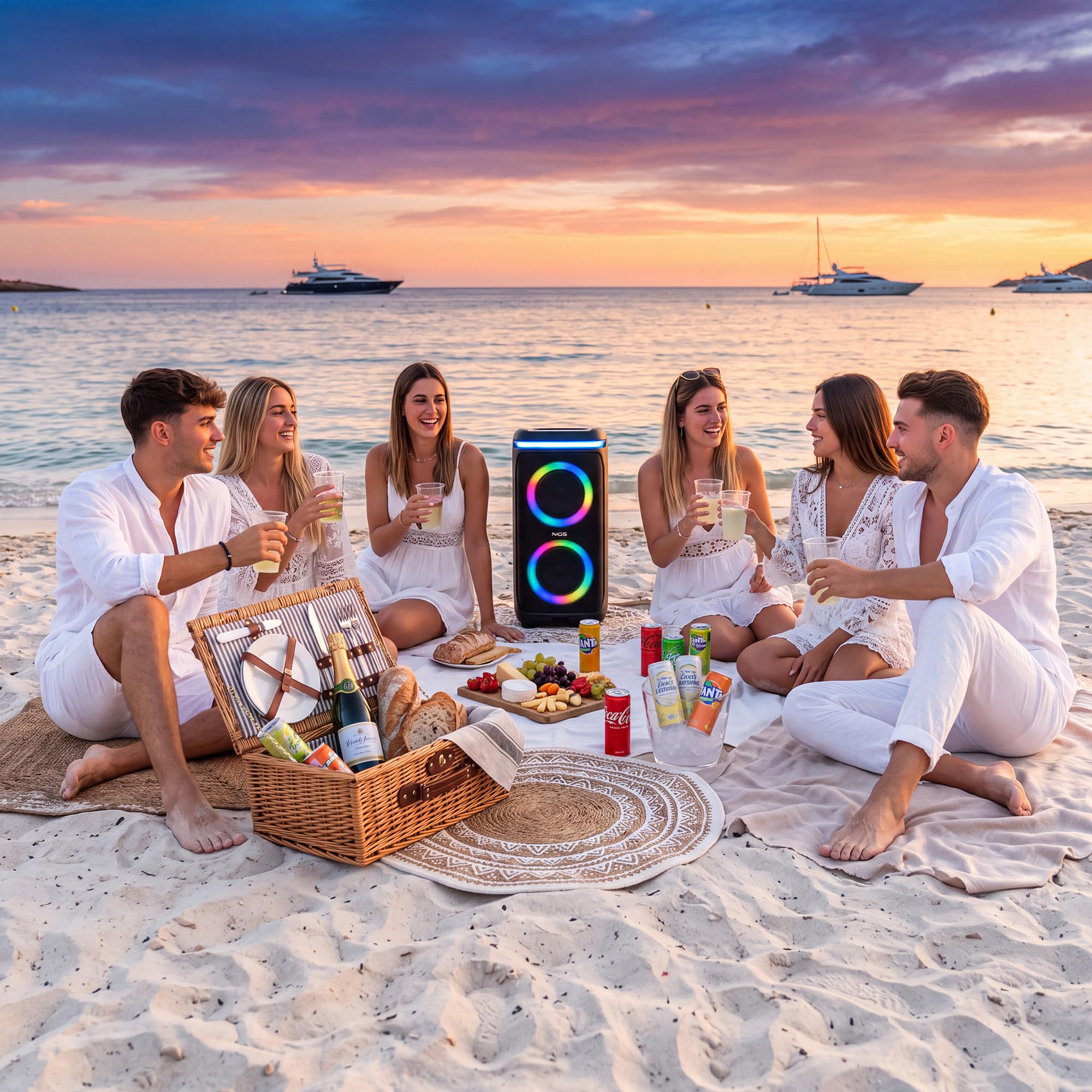 NGS Wild Glam – Altavoz Compatible con Tecnología Bluetooth