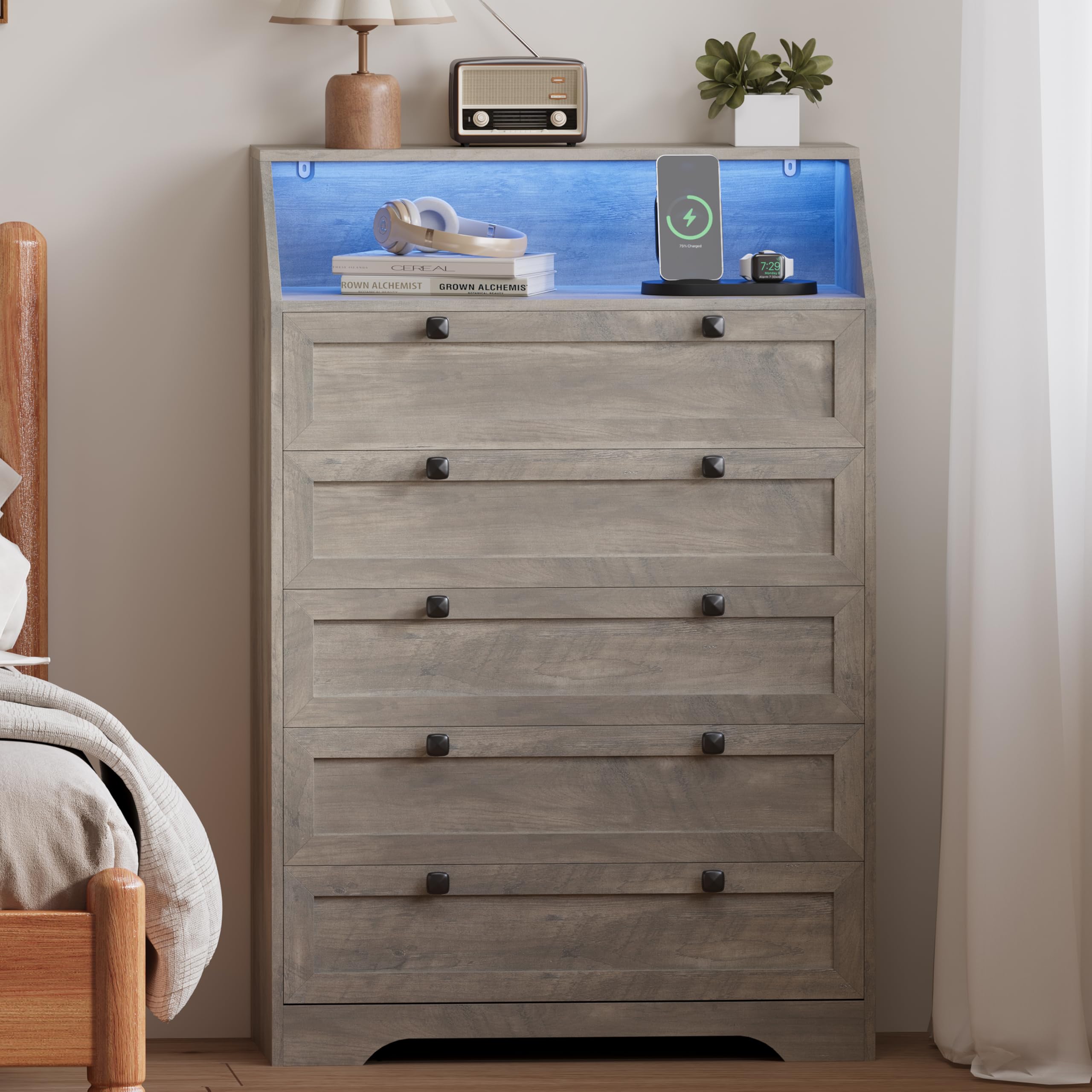 slim fit dress slacks Tuhome Becca 6-Drawer Double Dresser with Spacious Superior Top, Moder   TUHOMEFURNITURE