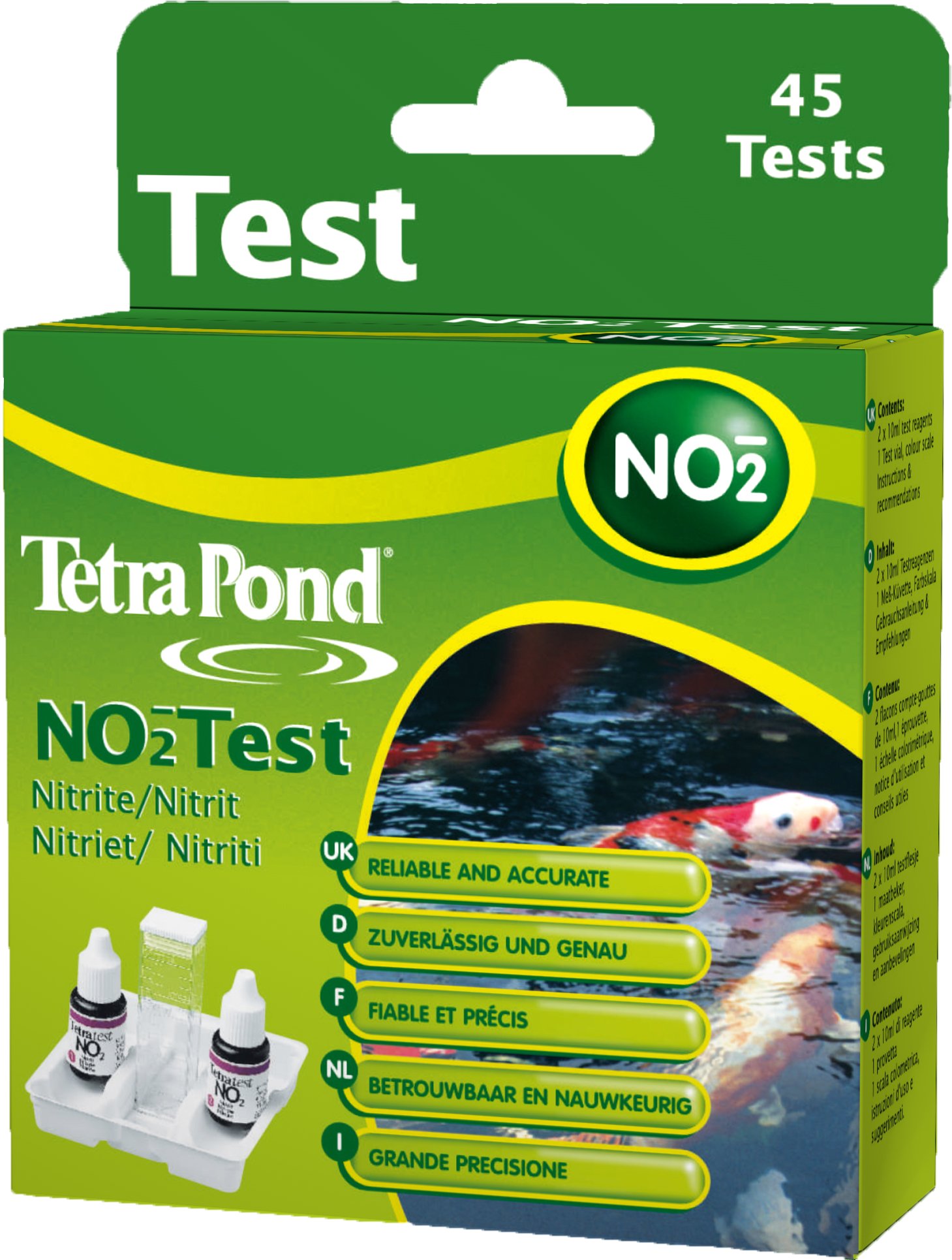 Tetra Pond Nitrite Test Kit, to Measure the Pond Nitrate Value Reliably and Precisely