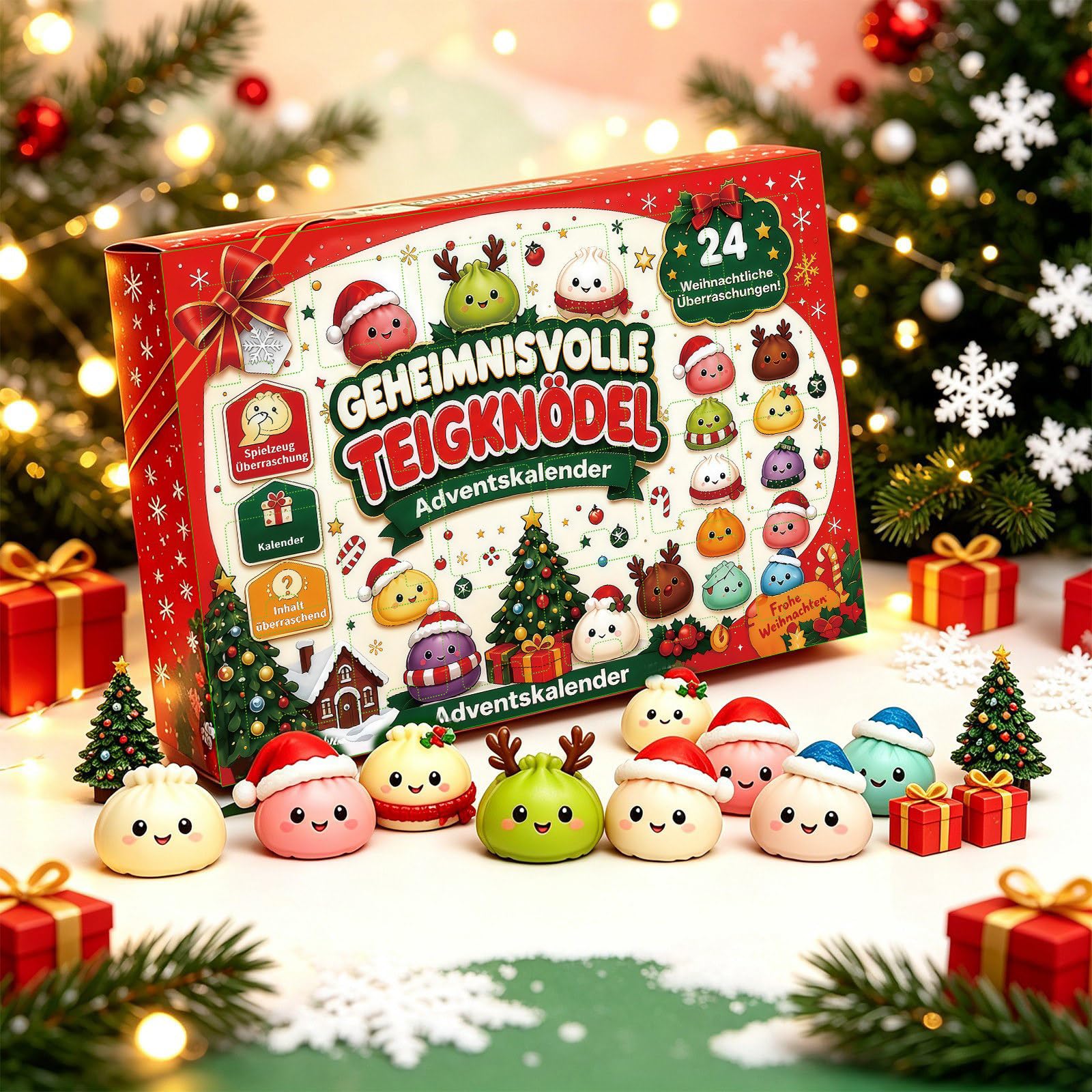 Christmas Dumpling 𝓢𝓺𝓾𝓲𝓼𝓱𝔂 Advent Calendar 2026 24 Days，G